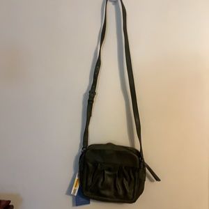 Simply Vera Wang Dark Green Crossbody Purse